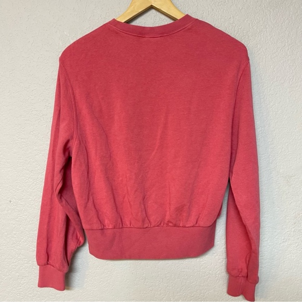 Nike Center‎ Check Women’s Spell Out Maroon Salmon Sweater Size S - Picture 5 of 5